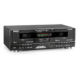 Pyle Home Tuner Dual Cassette Deck | Reproductor Multimedia