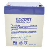 Epcom Powerline Pl-4.5-12 Batería De Respaldo Coltienda