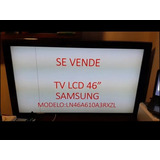 Televisor Tv 46  Lcd Samsung No Smart Tv Tiene Linea Pixeles