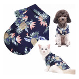 Roupa Camisa Havaiana Pet Animais Estimação Pequeno Porte 