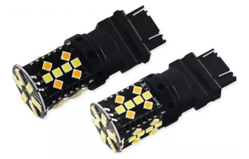 Par De Focos Led Dual Color Blanco Y Ambar Switchback Canbus