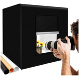 Caja De Luz Estudio Fotográfico Luces Led Y 3 Fondos