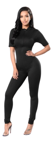 Catsuit Mono Elastizado Manga Corta 100% Calidad Premium 