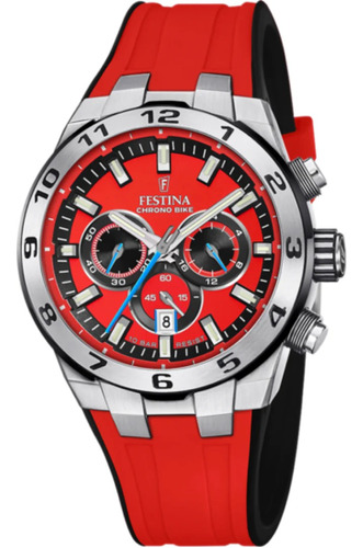 Reloj Festina Hombre Chrono Bike 2024 Caucho Rojo F20671.5