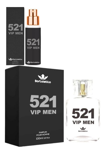 Kit 2 Perfume Vip Men 100ml E 15 Ml Ref Imp. Bortoletto