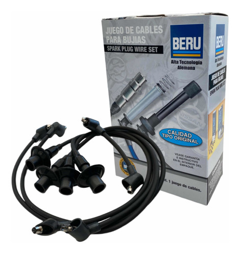 Cables Bujías Beru Gris Vw Sedán Vocho Combi Platino/condens