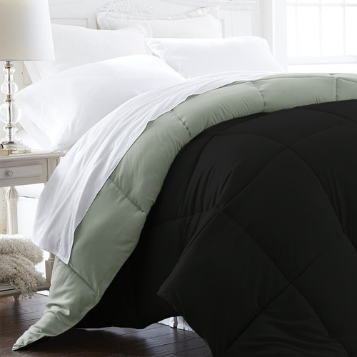 Acolchado Edredon Reversible Simil Plumon Duvet 1 1/2 Plazas