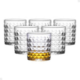 Kit 6 Copos Grandes Drinks Bebidas Whisky Vidro Resistente