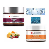 Retinol A+ Y Radian C Cream Vitamina C Arbutina Lidherma 