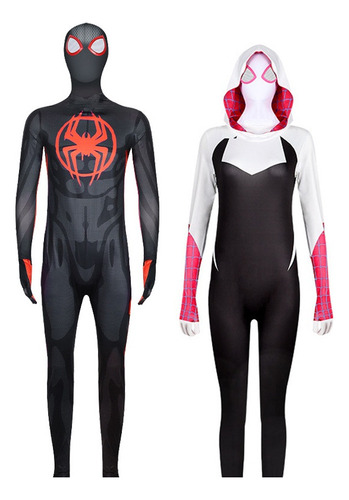 Traje De Spiderman De Across The Spiderverse Para Cosplay