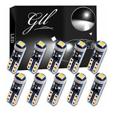 Bombillas Led Blancas Para Coche - Gll 10pcs