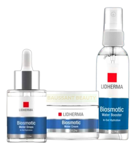 Lidherma Biosmotic Serum + Loción+ Crema Hidratación Intensa