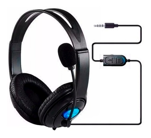 Headset Fone De Ouvido Com Microfone Ps4 Playstation P2 H12