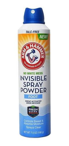 Arm + Hammer Invisible Foot Powder Spray Elimina El Olor De.