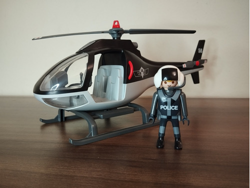Playmobil Policia Helicóptero 