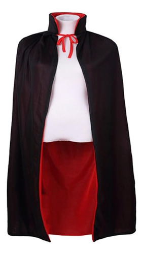 Lmyove 35 Capa Reversible Negra Y Roja Para Disfraz De Niños