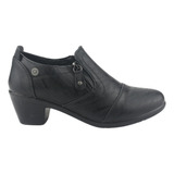 Zapato Chalada Mujer Litang-5 Negro Casual