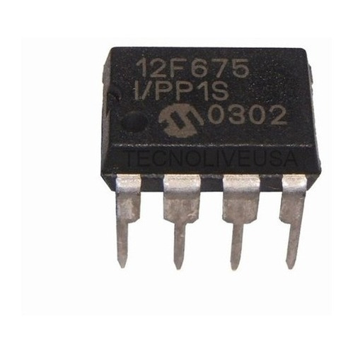 Pic 12f675-i/p Microchip (dip8) Sgk