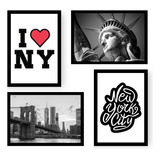 Set Cuadros Decorativos New York Nueva York Urbano Graffiti