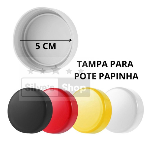 Tampa Pote Papinha Nestle 48mm(4,8cm) 50unds