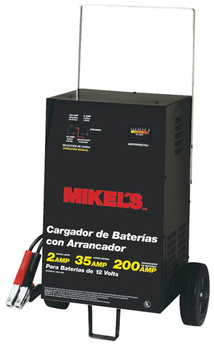 Cargador Baterías Con Arrancador 2/35/200 Amp 12 V Mikels