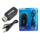 Receptor Audio Bluetooth Usb Auxiliar 3.5mm Para Auto