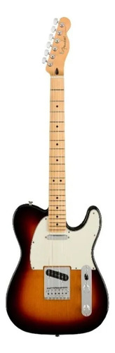Guitarra Elétrica Fender Player Telecaster De  Amieiro 3-color Sunburst Brilhante Com Diapasão De Bordo