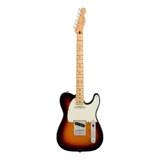 Guitarra Eléctrica Fender Player Telecaster De Aliso 3-color Sunburst Brillante Con Diapasón De Arce