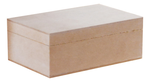 Caja Median Bisagra Fibrofacil Portacandado Pintar Y Decorar