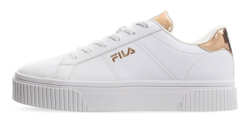 Tenis Fila Panache 19 Blanco Dorado Dama 5cm00771-136