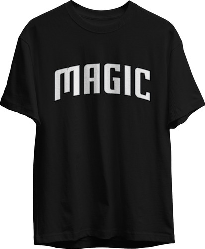 Remera Basket Nba Orlando Magic Negra Logo Magic