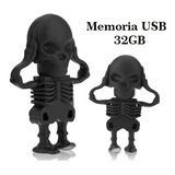 Memoria Usb  Calaca- Skeleton   32 Gb