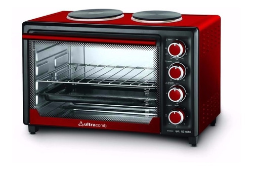 Horno Electrico Ultracomb Uc40ac 40 Litros Doble Anafe 3200w