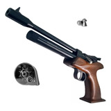 Pistola Co2 Aire Comprimido Fox Elite Cargador Rotativo Kit