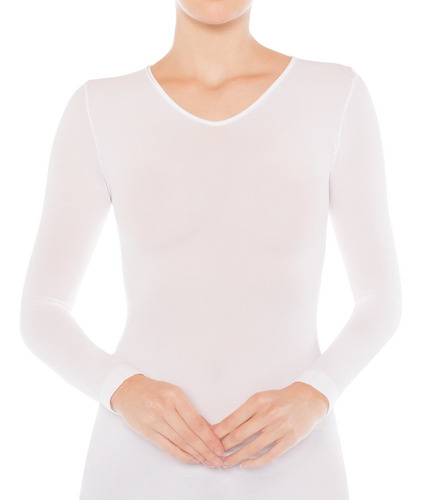 Chemisette Seamless Blanco