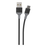 Cable Usb-c 1,2 Metros Scosche Color Gris