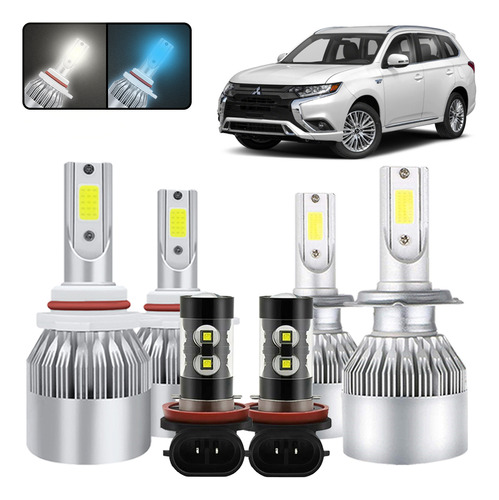 Kit De Focos Led Para Mitsubishi Outlander Phev 2019-2020