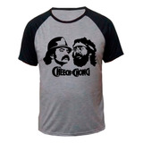 Camiseta Raglan Blusa Camisa Cheech Chong Maconha Filme Lol