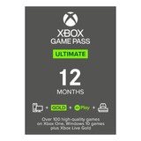 Xbox Game Pass Ultimate - Suscripción Digital De 12 Meses