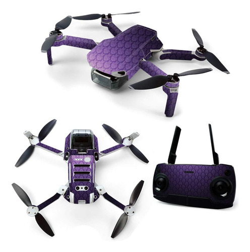 Skin Para Dji Mavic Mini Drone Quadcopter Portátil - Púrpura