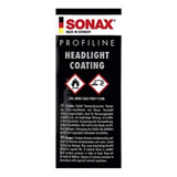 Sonax Headlight Coating Sellador Opticas 1 Sachet 2 Faros