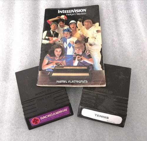 Juegos Intellivision Backgammon Tennis + Catálogo + Dvd Fifa
