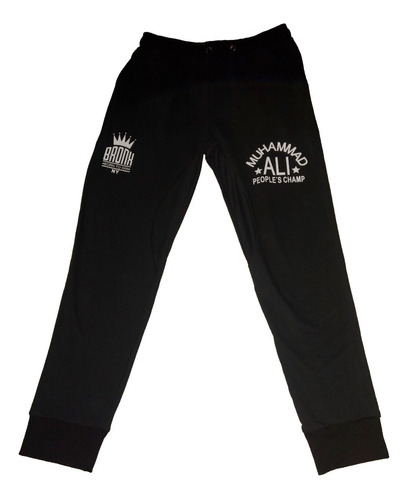 Pantalon Jogging Muhammad Ali Mike Tyson Bronx 100% Algodon 