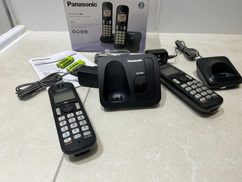 Telefone Sem Fio Panasonic Dect 6.0 C/ Ramal Kx-tgc212