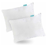 Fundas De Almohada Paquete De 2 Protectores Impermeables    