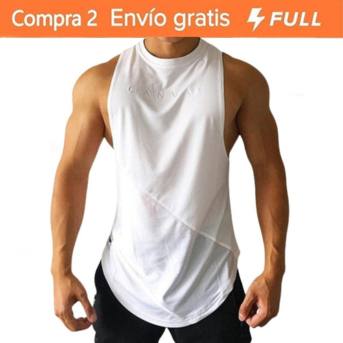 Playera Tank Sin Mangas Hombre Gym Top