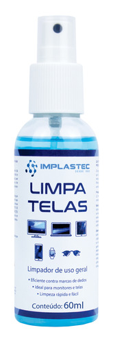 Clean Limpa Telas Implastec 60ml