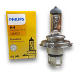 Lampara H4 Philips 12v 60/55w P43t Alta Y Baja Auto Moto