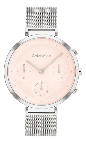 Reloj Calvin Klein Multifuncional De Acero Inoxidable