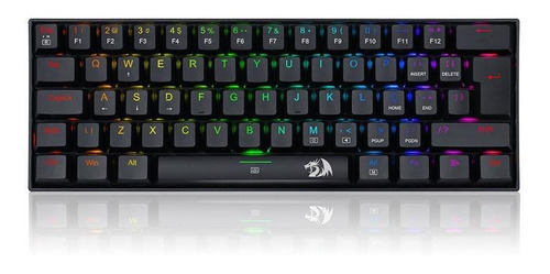 Teclado Mecânico Dragonborn K630 Rgb Preto Switch Brown Abnt